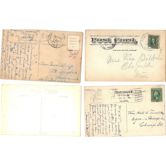 Lot of 4 Antique/Vintage Comic Postcards - Lot 235 - Picture 2 of 2